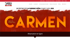 Desktop Screenshot of lafabriqueopera-grenoble.com